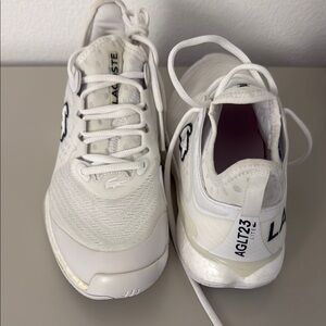 Lacoste White Tennis Shoes
Size 7 US